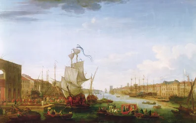 Einschiffung des Expeditionskorps nach Menorca, 26. Mai 1756